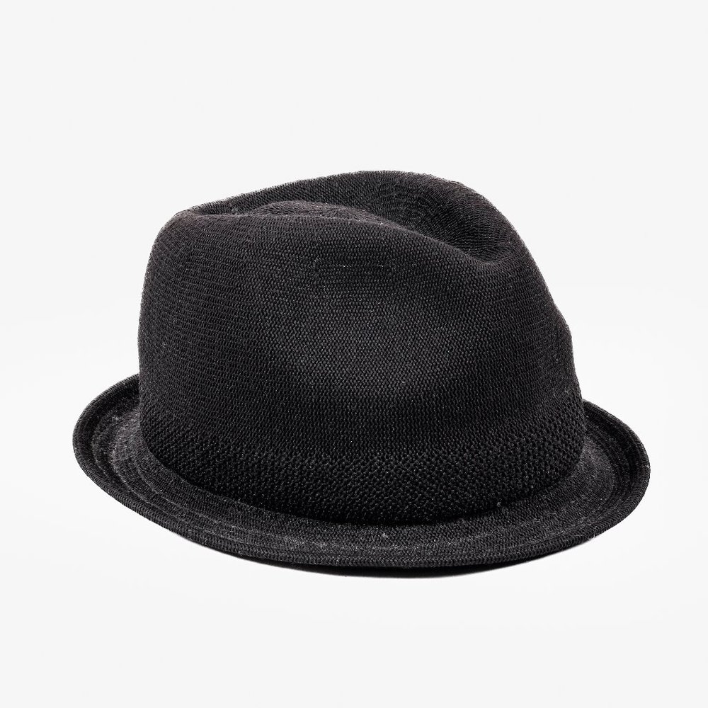 Deluxe Black Mesh Fedora